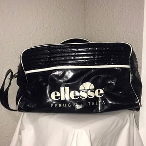 Vintage 80s Ellesse travel duffel bag